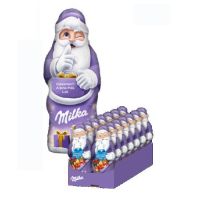 PAPA NOEL CHOC ADORNO MILKA 45G 24U