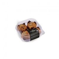 MUFFIN CON PEPITAS BLISTER 4u 6p 300g