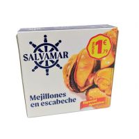 MEJILLON ESCABECHE SALVAMAR RO-120 1,79EUR