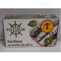 SARDINAS EN ACEITE SALVAMAR RR-125FA 1,79EUR