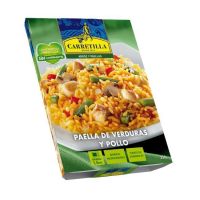 PAELLA DE VERDURAS Y POLLO CARRETILLA