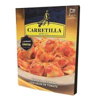 RAVIOLIS CON CARNE Y TOMATE CARRETILLA