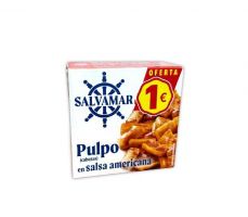 CABEZA DE PULPO SALSA AMERICANA STANDARD SALVAMAR 1EUR