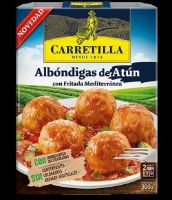 ALBONDIGAS DE ATUN CON FRITADA CARRETILLA 10U